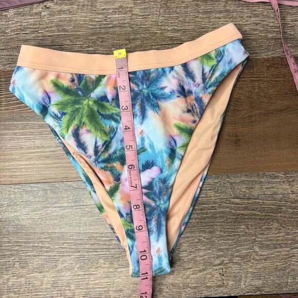 NWT Dippin Daisy's Mix & Match Bikini 3 Pieces Tropical Hawaiian High Waisted S - Picture 7 of 12